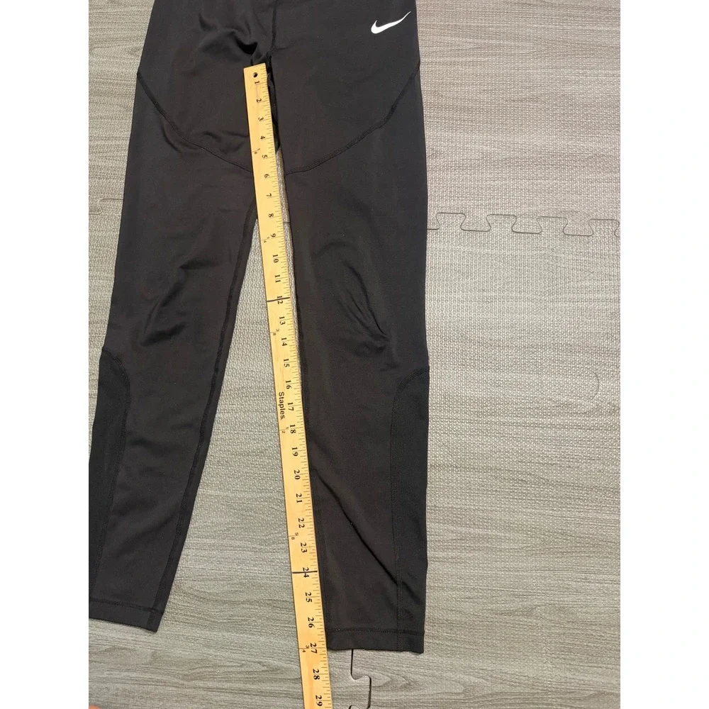 Nike Pro Dri-FIT Kids XL Black Athletic Leggings Training Tights Compression